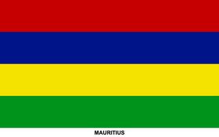 Flag of MAURITIUS, MAURITIUS national flag vector