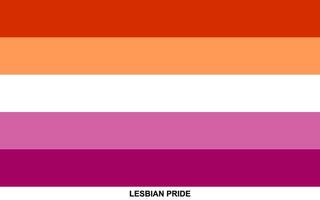Flag of LESBIAN PRIDE, LESBIAN PRIDE flag vector
