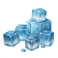 ilustração do gelo cubos png