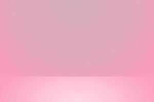 Pink studio background. 3d gradient color room with light and soft gradient for product display. Empty pastel stage and wall. Presentation photography stage. vector