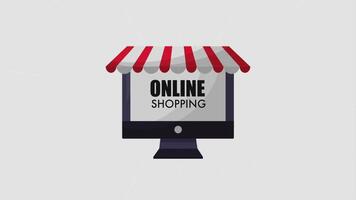 Käufer Herstellung Einkäufe online. video