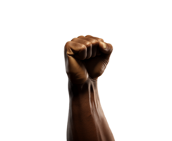 fists raised in air png