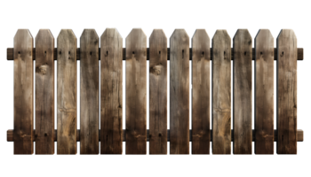 wooden fence isolated png