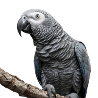 African Grey Parrot, Isolated Background png