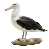 albatros pájaro, negro y blanco color, aislado antecedentes png