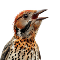 Andrean Flicker Bird, Isolated Background png