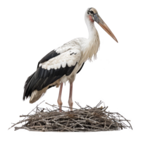 Abdim cigüeña pájaro, transparente antecedentes png