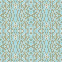 , seamless, abstract, geometric pattern of stylized painted lines, bands that intertwine and form a medallion composition. Beach and sea colors blue, sand. vector