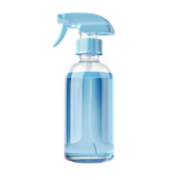 une bleu vaporisateur bouteille avec une pulvérisateur png