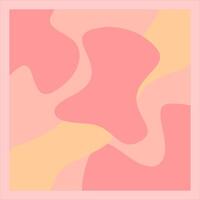asymmetrical circle background with pastel colors vector