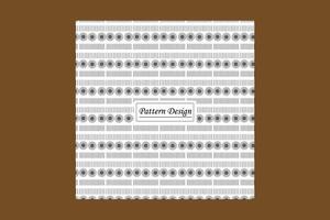 The pattern is used to make a printed pattern fabric. vector