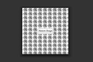 The pattern is used to make a printed pattern fabric. vector