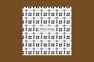 The pattern is used to make a printed pattern fabric. vector