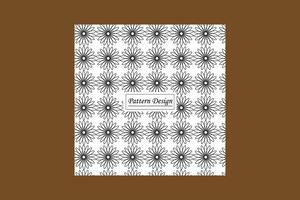 The pattern is used to make a printed pattern fabric. vector
