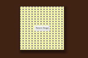 The pattern is used to make a printed pattern fabric. vector
