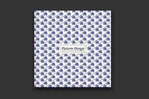 The pattern is used to make a printed pattern fabric. vector
