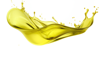 Olive Öl Spritzen Element auf isoliert Hintergrund png