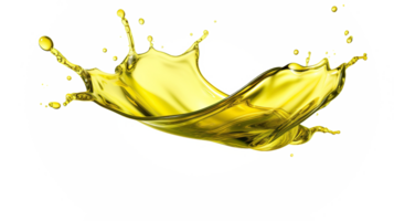 olive oil splash element on isolated background png