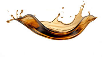 soy sauce splash element on isolated background png