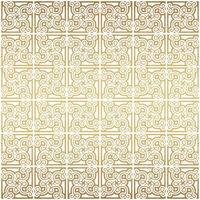 Gold Lines Ornament Geometric Seamless Pattern vector