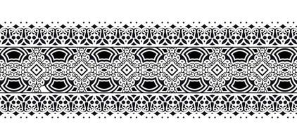 ornamental pattern border Design Template vector