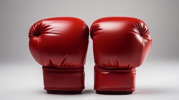 Red Boxing Gloves Stacked photo