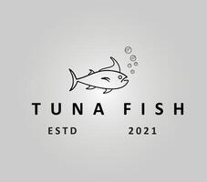 Fresh Tuna Logo Design Template vector