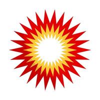 Pop explosion icon. Bombing icon. vector