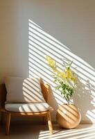 Chair Beside Plant in Room photo
