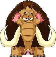 Mammoth Cartoon Character vector