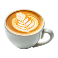 Latte isolated on transparent background png