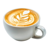 Latte isolated on transparent background png