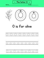 alphabets tracing letters for hand practicing vector