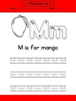 alphabets tracing letters for hand practicing vector