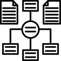 Algorithm Icon Design vector