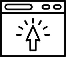 Click Through Icon Design vector