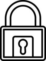 Padlock Icon Design vector