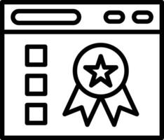 Rank Icon Design vector