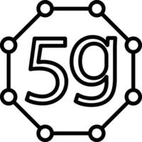 5g Icon Design vector