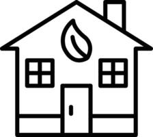 Eco House Icon Design vector