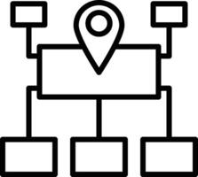 Sitemap Icon Design vector