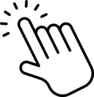 Click Icon Design vector