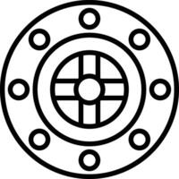 5d Optical Icon Design vector