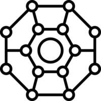 Nanotechnology Icon Design vector