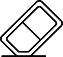 Eraser Icon Design vector