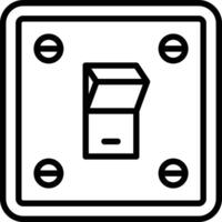 Light Switch Icon Design vector