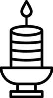 Candle Icon Design vector