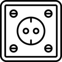 Socket Icon Design vector