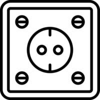 Socket Icon Design vector