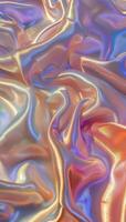 Close Up View of Shiny Material photo